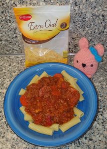 Lamsgehaktsaus voor pasta al la Sandra uit de slowcooker.
