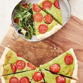 Avocado quiche met kruiden