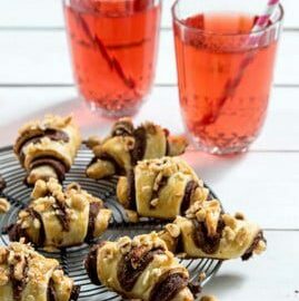 Opgerolde Nutella koekjes