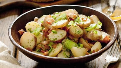 Aardappelsalade met spek