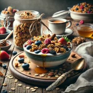 Knapperige Hennep Granola