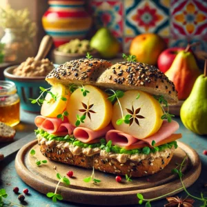 Luxe Broodjes met Peperpaté, Coburger Ham en Kweepeer