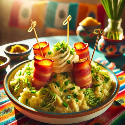 Colcannon – Ierse Stamppot met Savooiekool en Spekrolletjes
