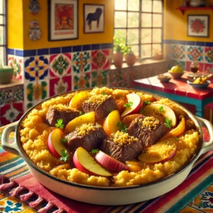Jachtschotel met Sukadelappen en Aardappelpuree