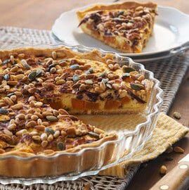 Pompoentaart met ricotta