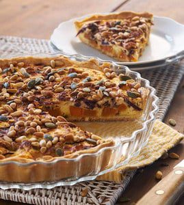 Pompoentaart met ricotta