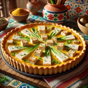 Vega Quiche Lorraine met Tofu en Prei