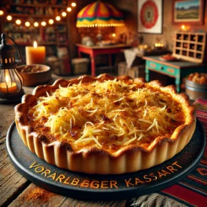 Vorarlberger Kaastaart met Uien en Bergkaas