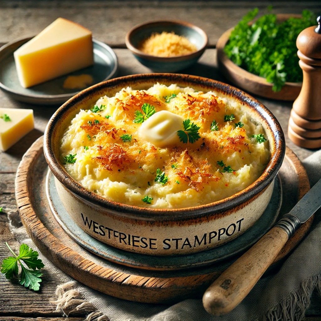 Westfriese Witlofstamppot uit de Oven