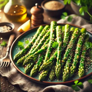 Gebakken Asperges met Sesamzaad - Receptenplein.nl