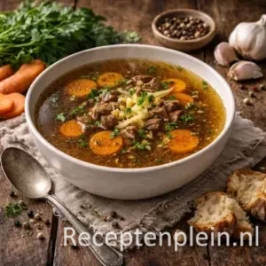 Heldere Runderconsommé – Klassieke Krachtige Bouillon