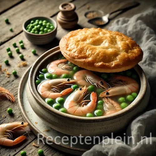 Met twee onder een hoedje op rustieke houten tafel