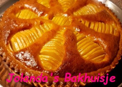 Frangipane taart met peren