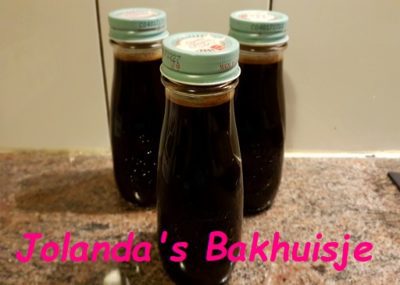 Koffie siroop (met alcohol)