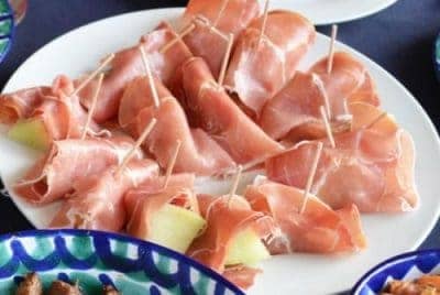Parmaham met meloen
