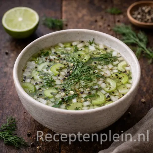 Wild marinade barbecue op een rustieke houten tafel.