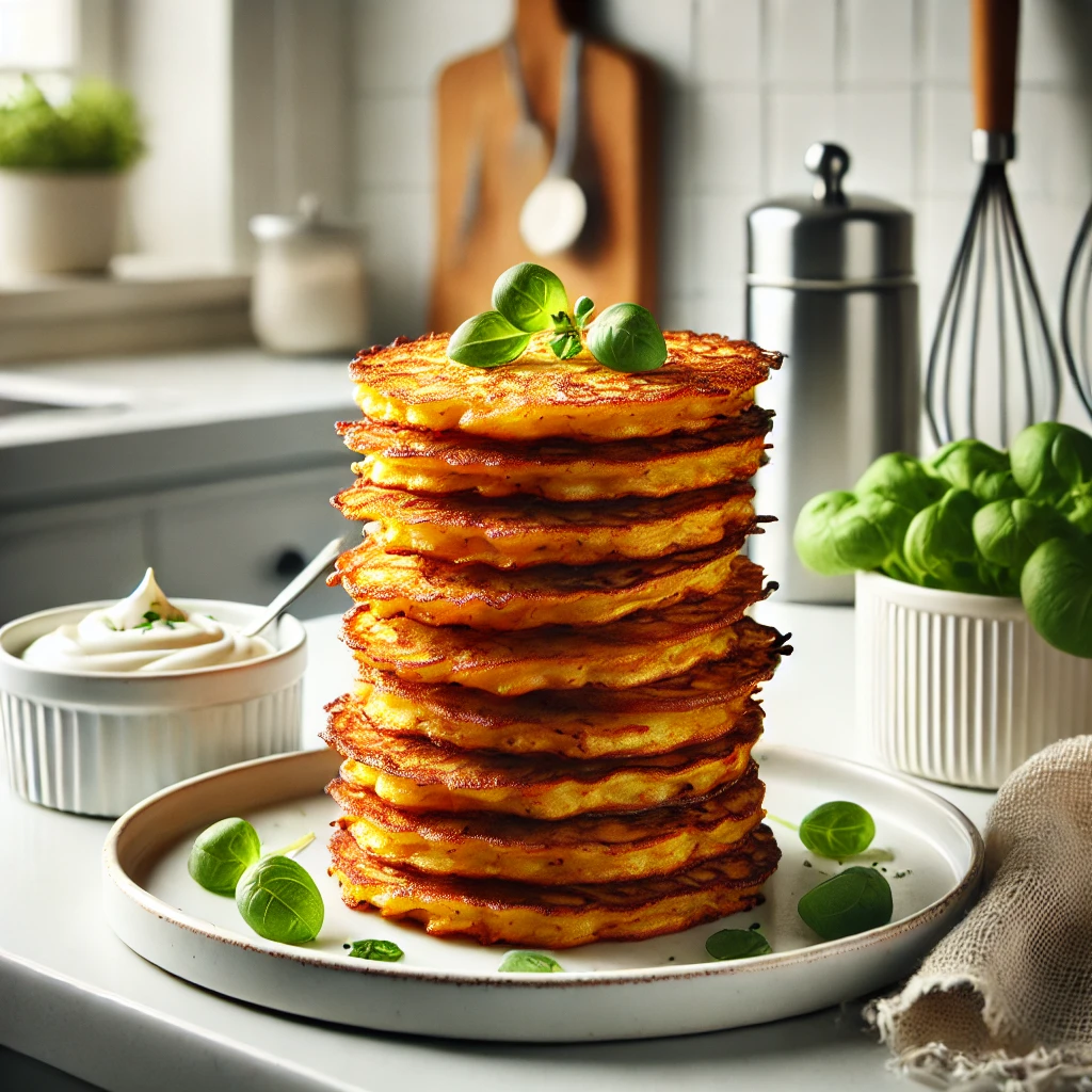 Hartige Aardappelpannenkoekjes met Nootmuskaat