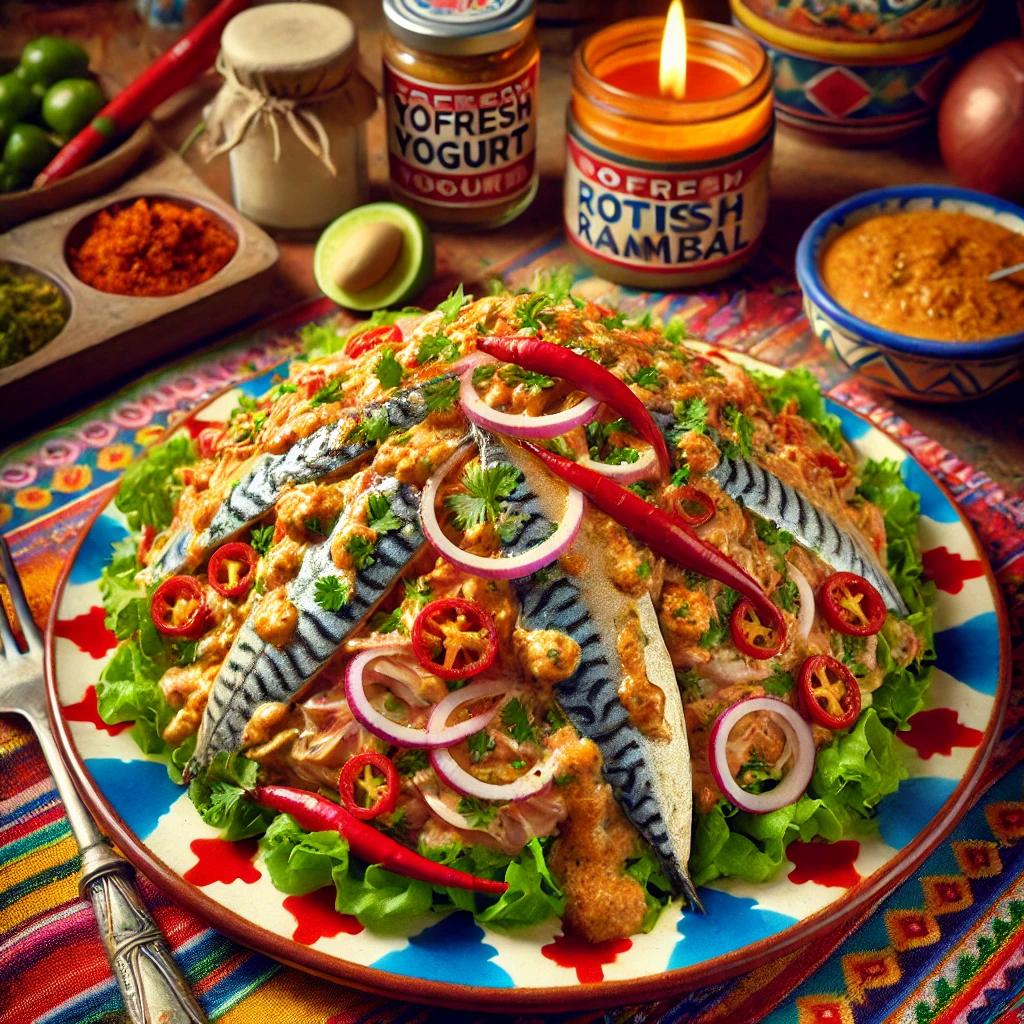 Pittige Makreelsalade met Kruidige Twist