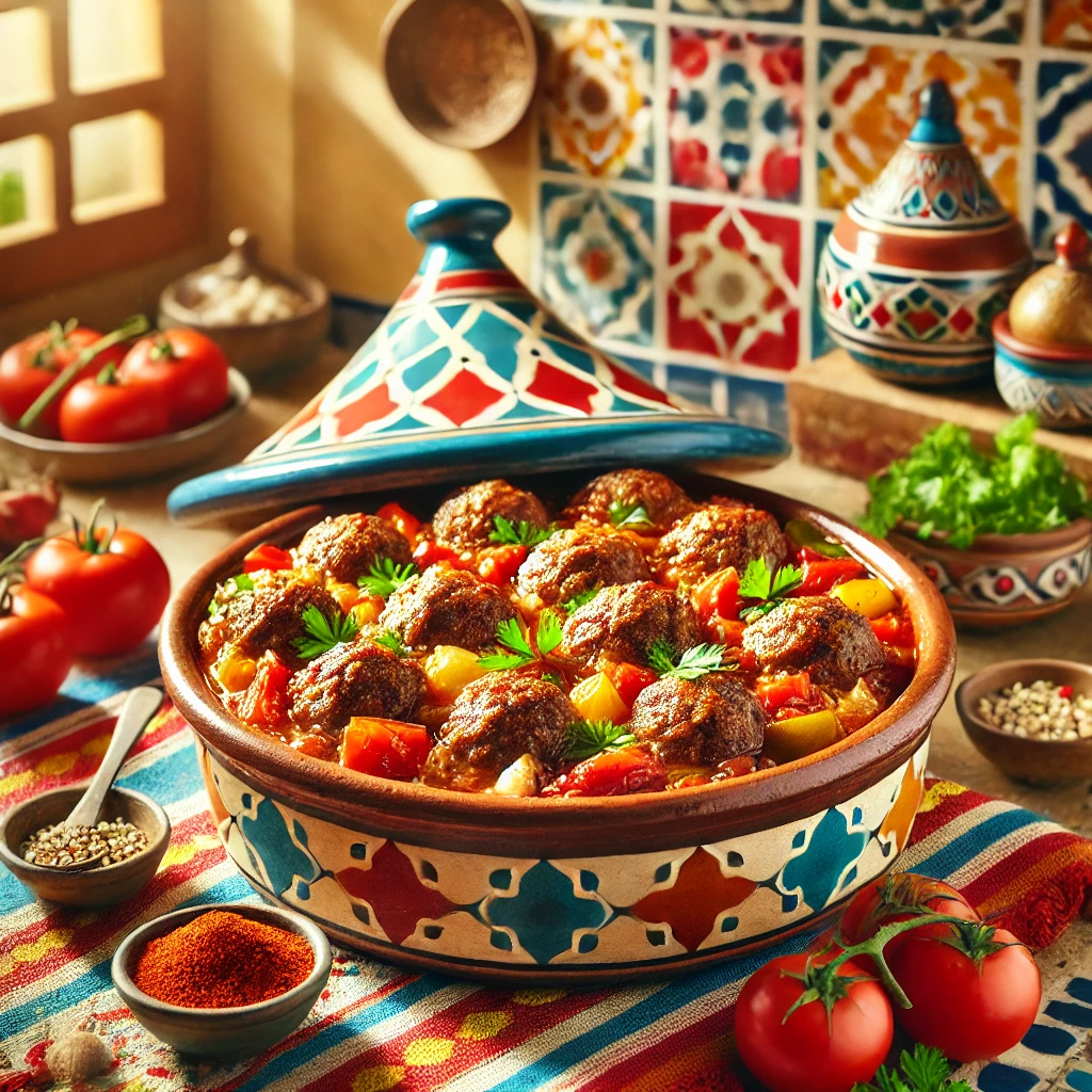 Marokkaanse Gehaktballetjes met Tomatensaus uit de Slow Cooker