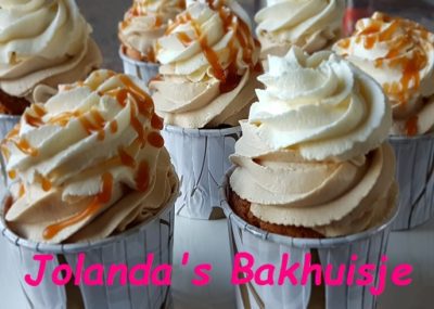 Latte machiato cupcakes met karame