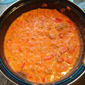 Romige bolognesesaus voor bij pasta