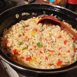 Vegan risotto