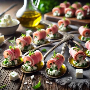 Fris Lepelhapje met Ham en Fetamix