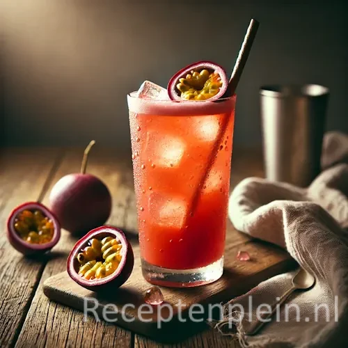 passionate toro cocktail op een rustieke houten tafel.