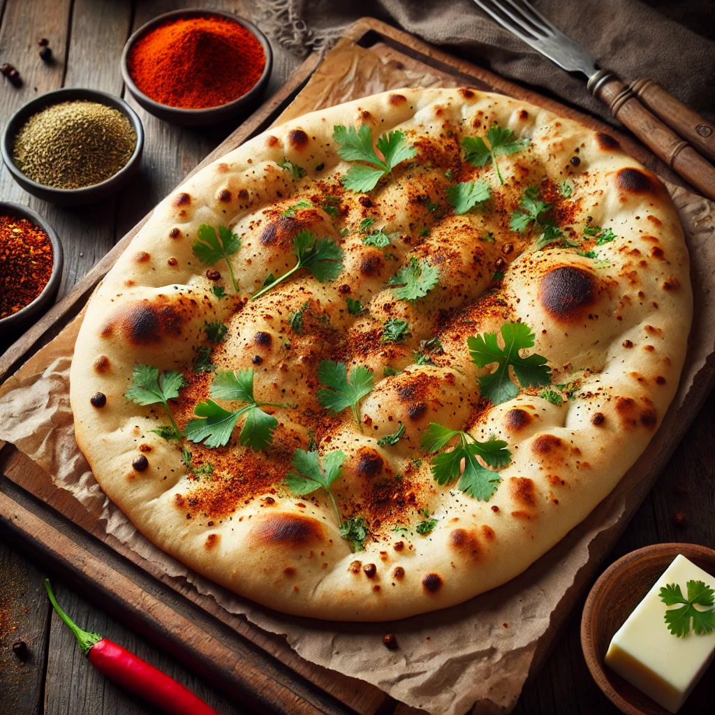 Naanbrood met chili en koriander – receptenplein.nl