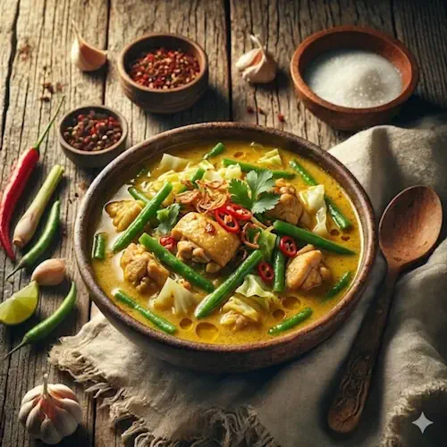 Sajoer Katjang Kool Ajam