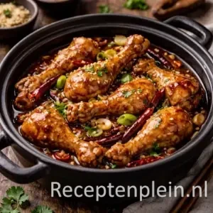 Lianhua Jitui op rustieke houten tafel.