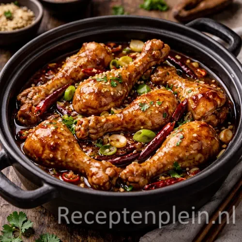 Lianhua Jitui op rustieke houten tafel.