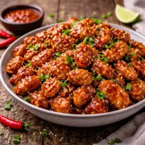 Zoetzure Chinese Groenten op rustieke houten tafel
