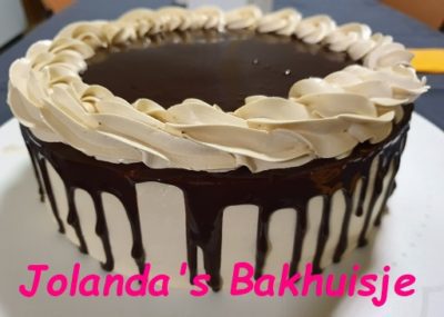 Mokka chocolade taart met drip