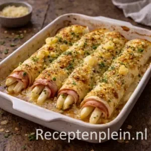 Crêpes à la Limbourgeoise op rustieke houten tafel