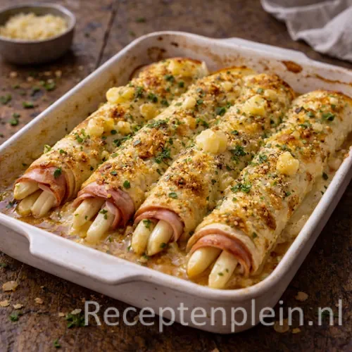Crêpes à la Limbourgeoise op rustieke houten tafel