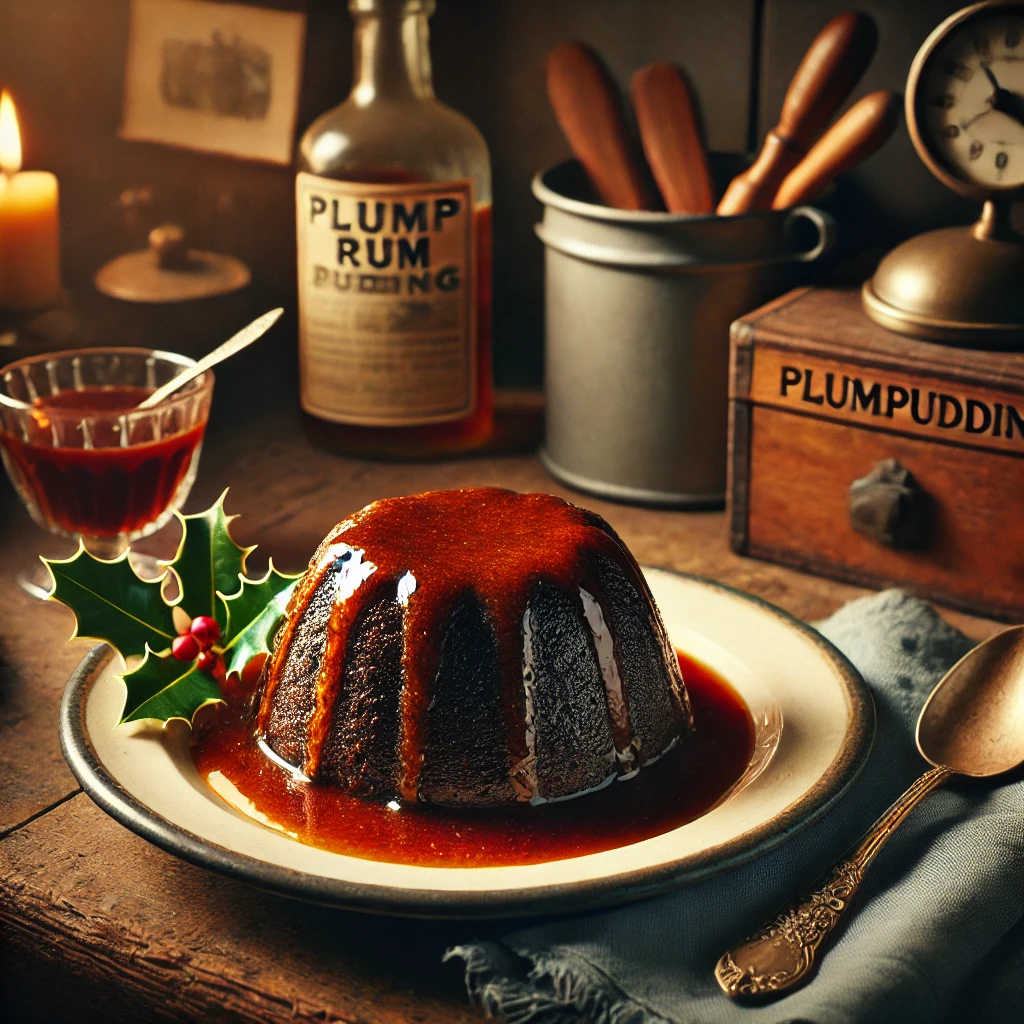 Traditionele Engelse Plumpudding