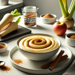 Romige Knolselderijpuree met Appel en Kaneel