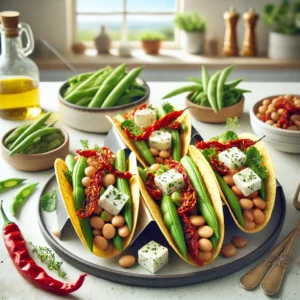 Mexicaanse Tuinbonen Taco's met Kruidenkaas