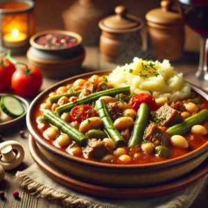 Hartverwarmende Spaanse Bonenschotel met Puree of Rijst