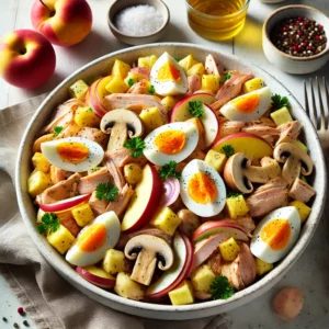 Kip Fatal Salade met Exotisch Fruit en Limoen