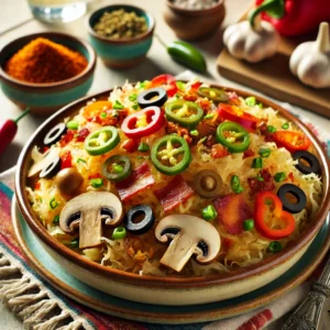 Kruidige Zuurkoolstamppot met Mexicaanse Twist