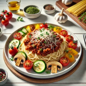 Nederlandse Pasta Bolognese met Verse Groenten