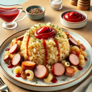 Turkse Zuurkool met Macaroni en Worst