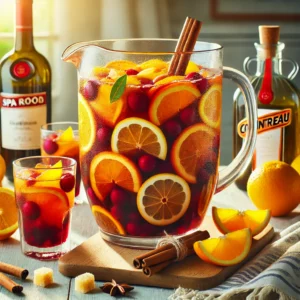 Verfrissende Sangria met Sinaasappel en Cointreau
