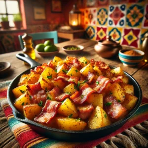 Aardappelen met Spekblokjes en Spinazie