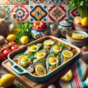 Gevulde Spaanse Sardines uit de Oven