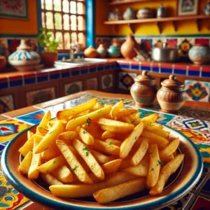 Knapperige Franse frietjes uit de airfryer