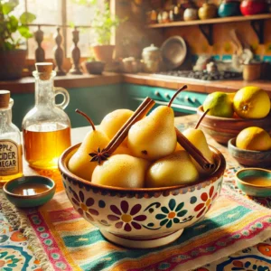 Sappige Stoofperen met Appelazijn