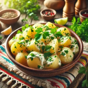 Spaanse Aardappelsalade met Knoflooksaus